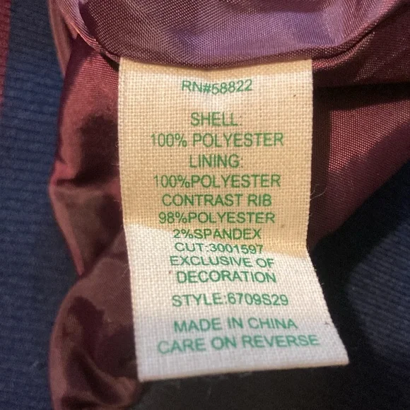 Max Studio Groovy Monkey Embroidered Bomber Jacket Sz Med - Picture 15 of 15